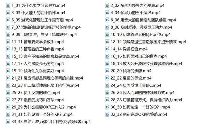 20250313133418-67d2deda4815a.jpg 管理者必学的领导力课:教你解决团队沟通和激励难题(33节课)
