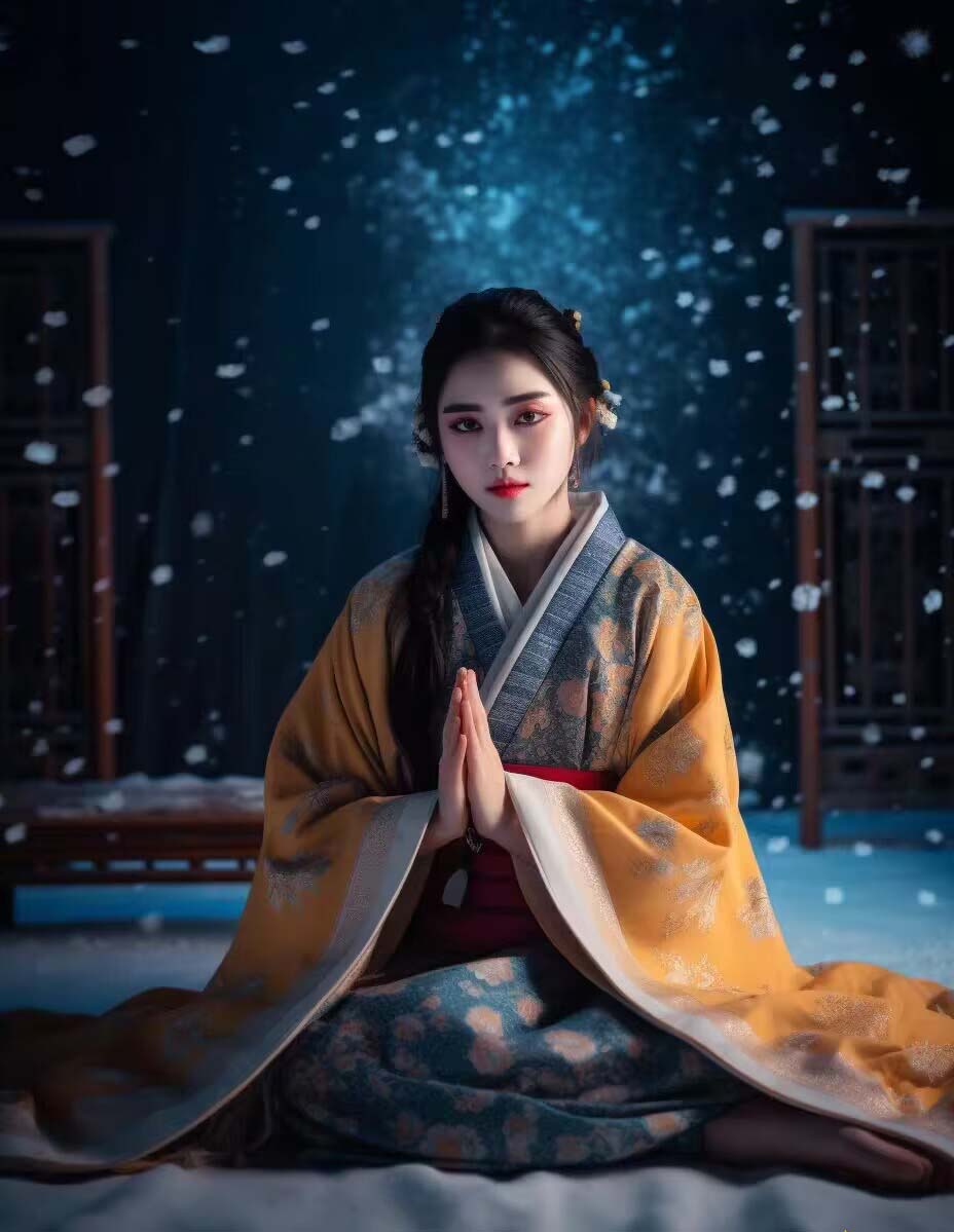 20250313150248-67d2f3980e842.jpg Midjourney关键词-AI生成中国风古装汉服美女人像提示关键词