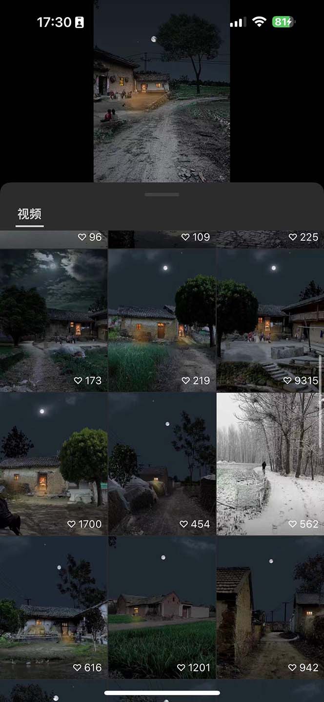 20250314040602-67d3ab2a61dad.jpg 视频号乡村夜景治愈视频课程,一条龙实操玩法(教程+素材+软件)