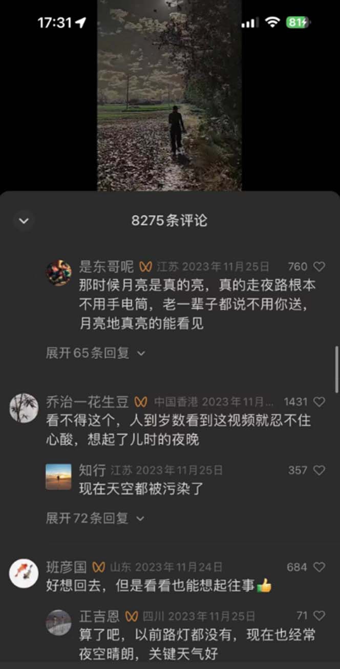 20250314040602-67d3ab2a86212.jpg 视频号乡村夜景治愈视频课程,一条龙实操玩法(教程+素材+软件)