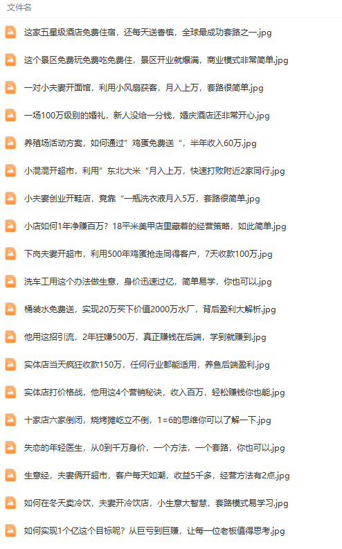 20250314105636-67d40b64d0192.png 真实有效391套商业模式,年入几十到几百万案例解析(电子书+视频+图文)