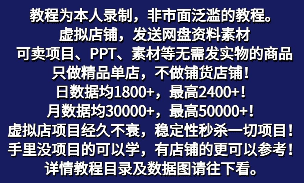 20250323125934-67e005b6ddc25.jpg 拼多多虚拟电商训练营月入40000+,全网最详细,你做你也行,暴利稳定长久