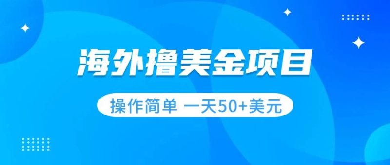 (7623期)撸美金项目 无门槛  操作简单 小白一天50+美刀睿集资源栈-网赚项目-副业赚钱-互联网创业-资源整合睿集资源栈