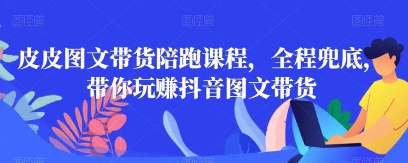 皮皮图文带货陪跑课程,全程兜底,带你玩赚抖音图文带货睿集资源栈-网赚项目-副业赚钱-互联网创业-资源整合睿集资源栈