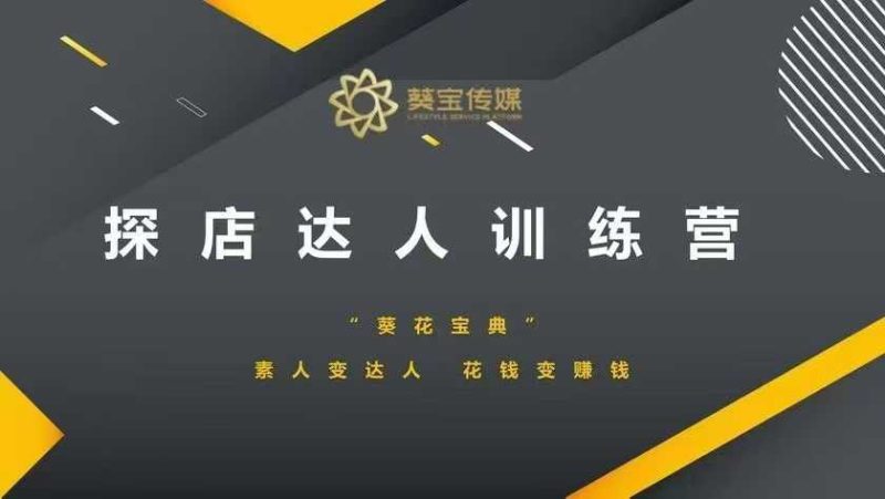 探店达人训练营,素人变达人,花钱变赚钱睿集资源栈-网赚项目-副业赚钱-互联网创业-资源整合睿集资源栈